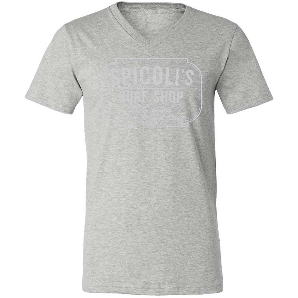 Unisex V-Neck T-Shirt - MDQA8RS1 - Athletic Heather - 15
