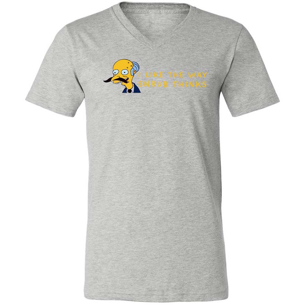 Unisex V-Neck T-Shirt - S1VR2LWG - Athletic Heather - 15