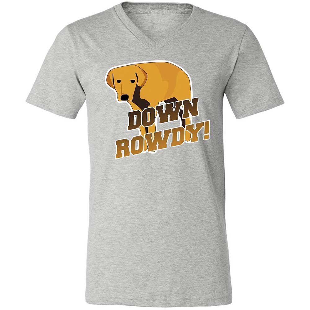 Unisex V-Neck T-Shirt - BSGLC7P7 - Athletic Heather - 15