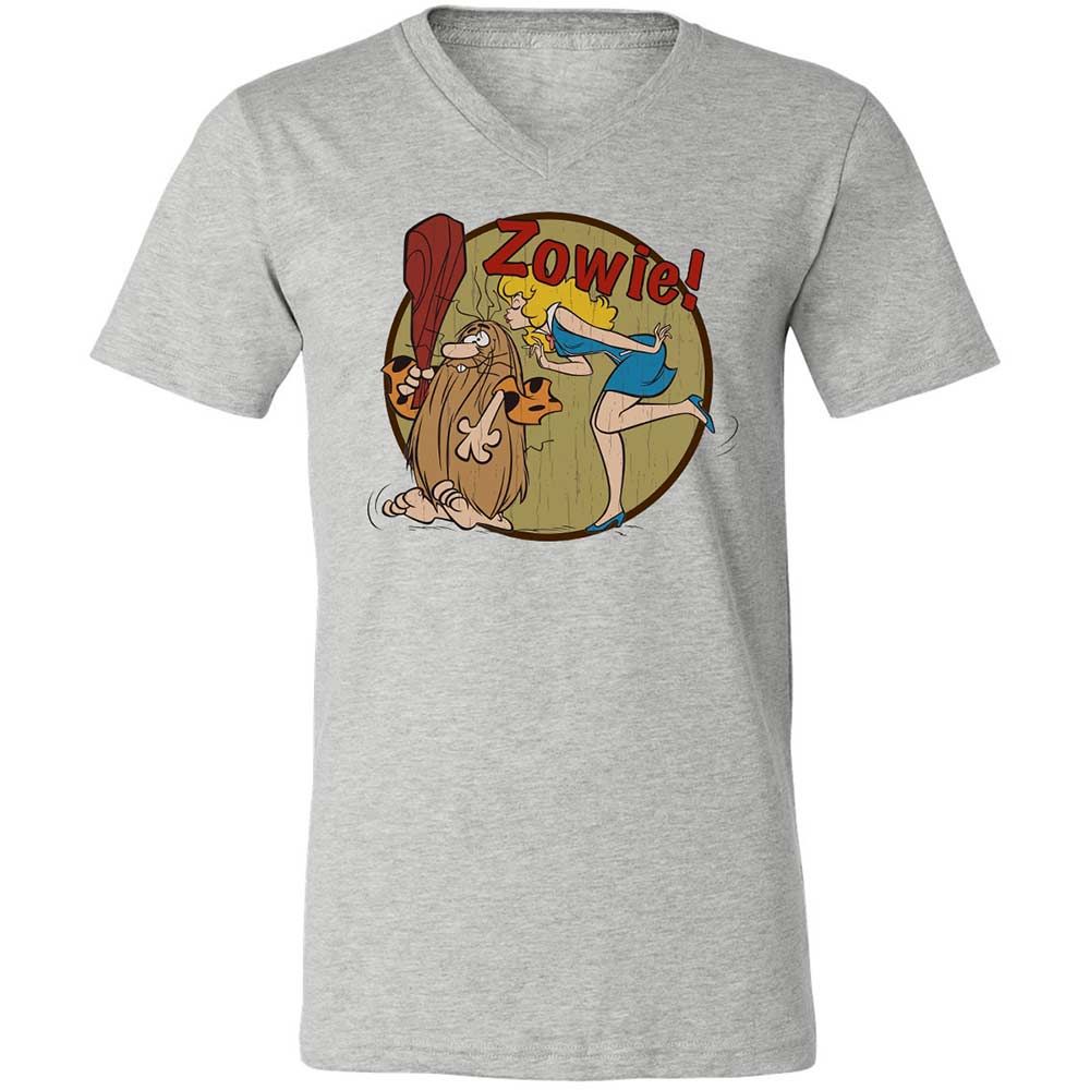 Unisex V-Neck T-Shirt - GTLACAU3 - Athletic Heather - 15