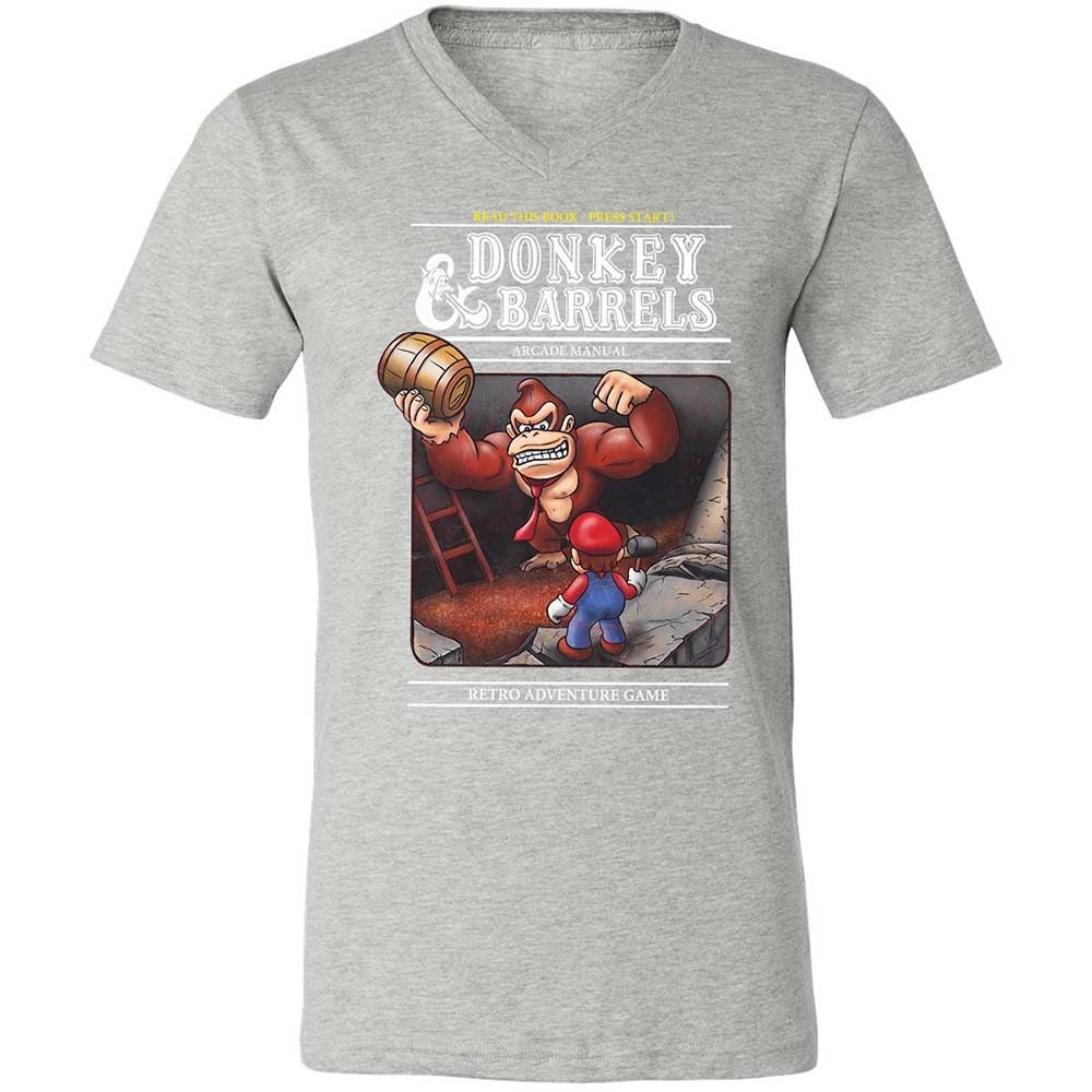 Unisex V-Neck T-Shirt - BPNR5HBT - Athletic Heather - 15