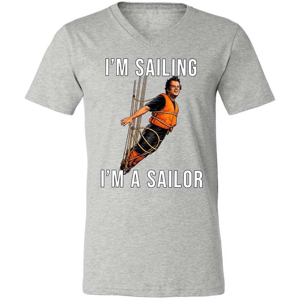 Unisex V-Neck T-Shirt - 3K1K1XGT - Athletic Heather - 15