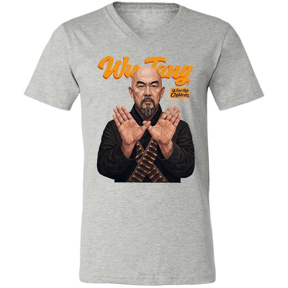 Unisex V-Neck T-Shirt - LG7RNTAL - Athletic Heather - 15