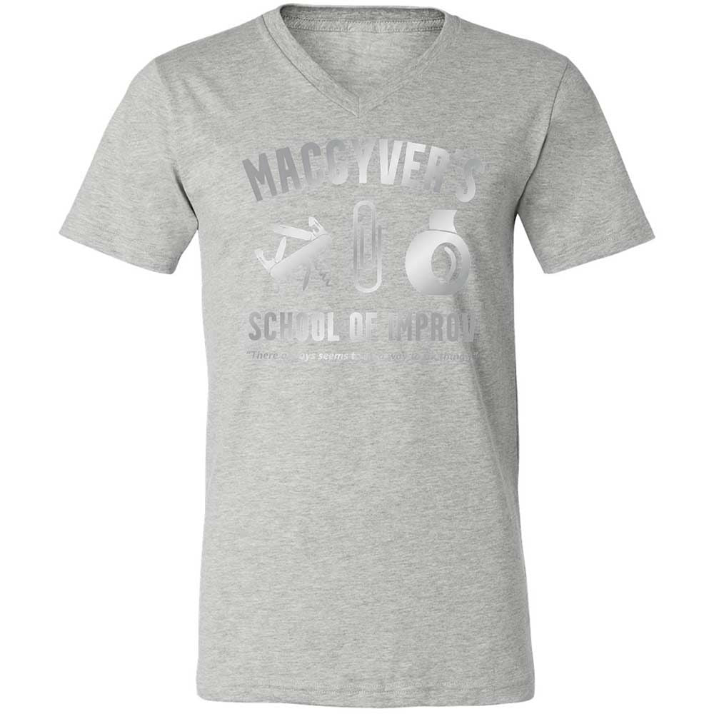 Unisex V-Neck T-Shirt - 9FSAMHCT - Athletic Heather - 15