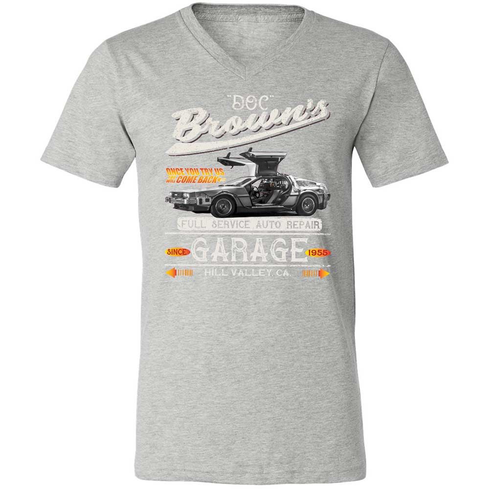 Unisex V-Neck T-Shirt - 4EM6BXVF - Athletic Heather - 15