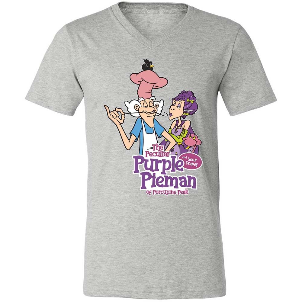 The Peculiar Purple Pie Man - Athletic Heather - 15