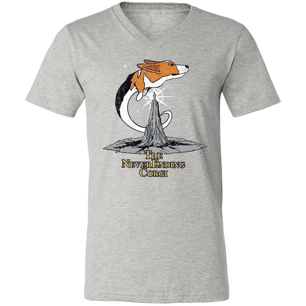 The NeverEnding Corgi - Athletic Heather - 15