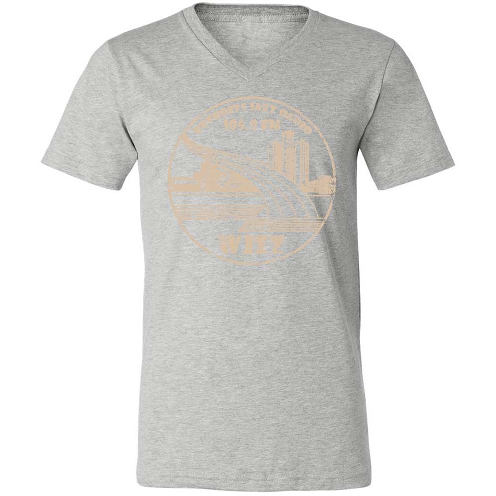 Unisex V-Neck T-Shirt - 7NWAS2FT - Athletic Heather - 15