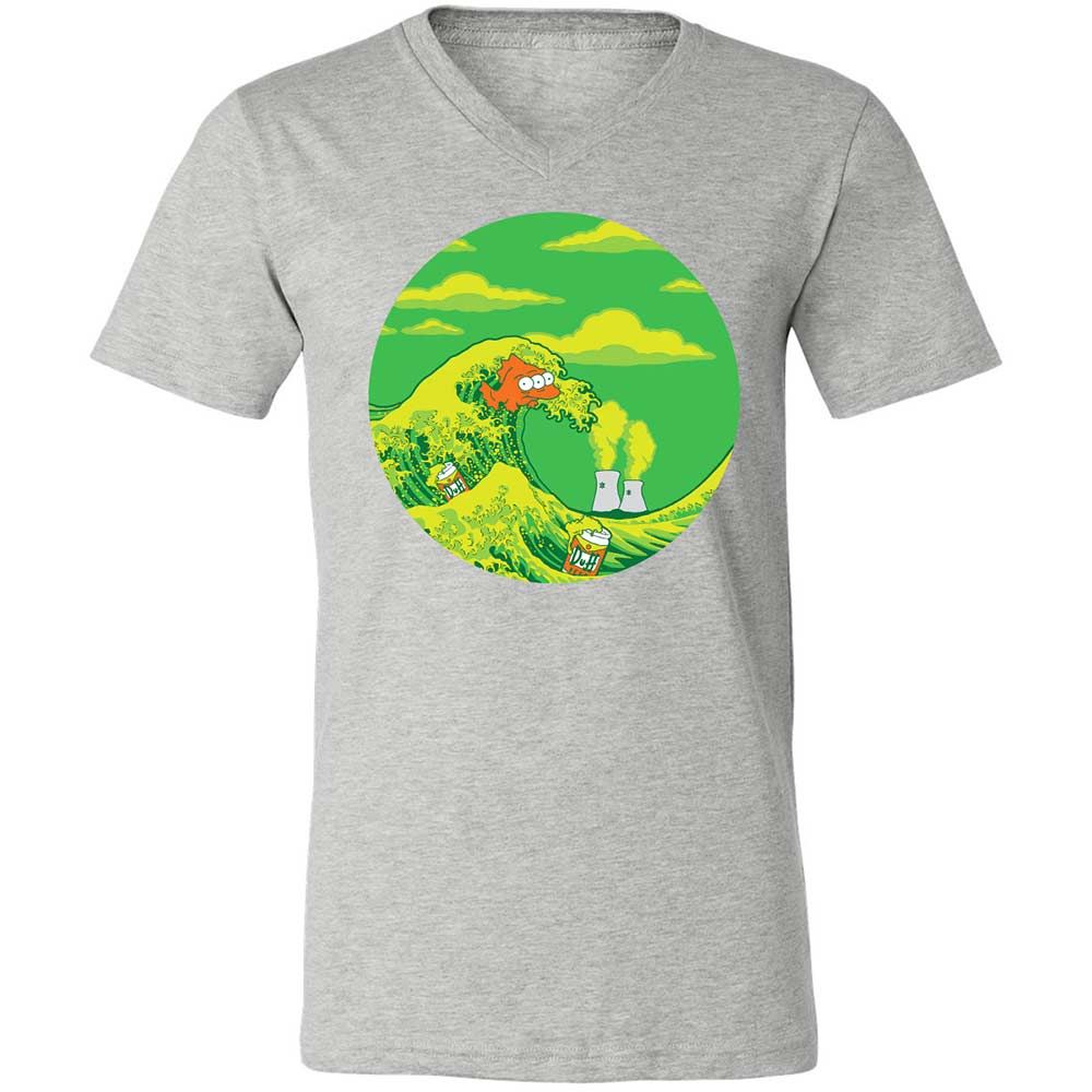 Great Wave Off Springfield - Athletic Heather - 15
