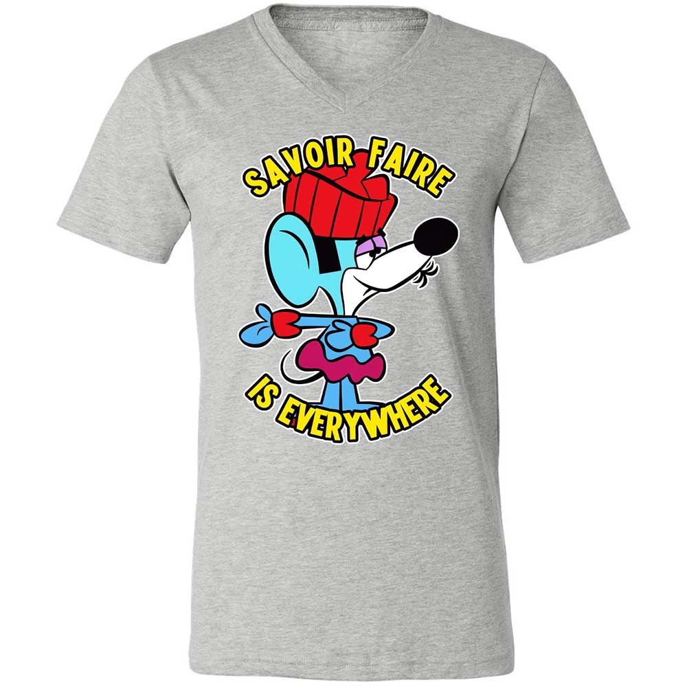 Unisex V-Neck T-Shirt - 75ZEHV4W - Athletic Heather - 15