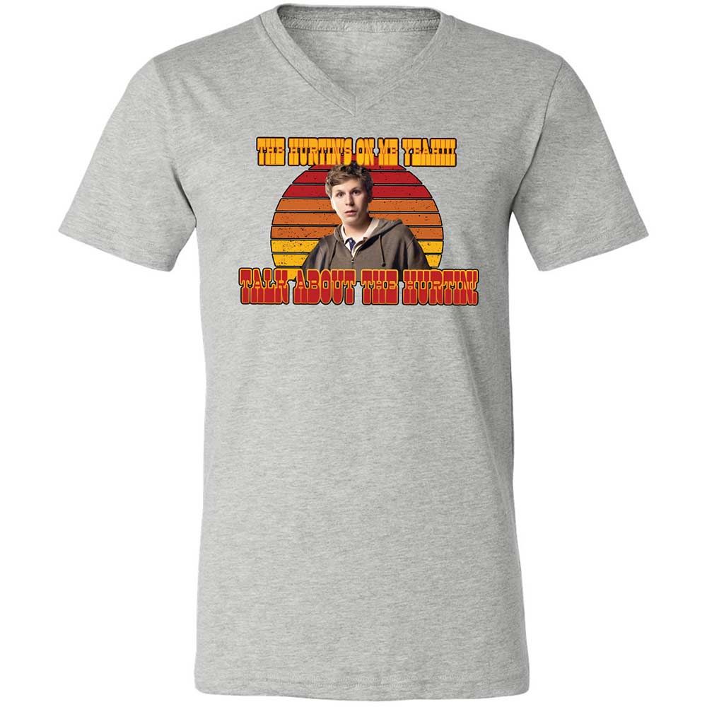 Unisex V-Neck T-Shirt - E3SKWTEG - Athletic Heather - 15