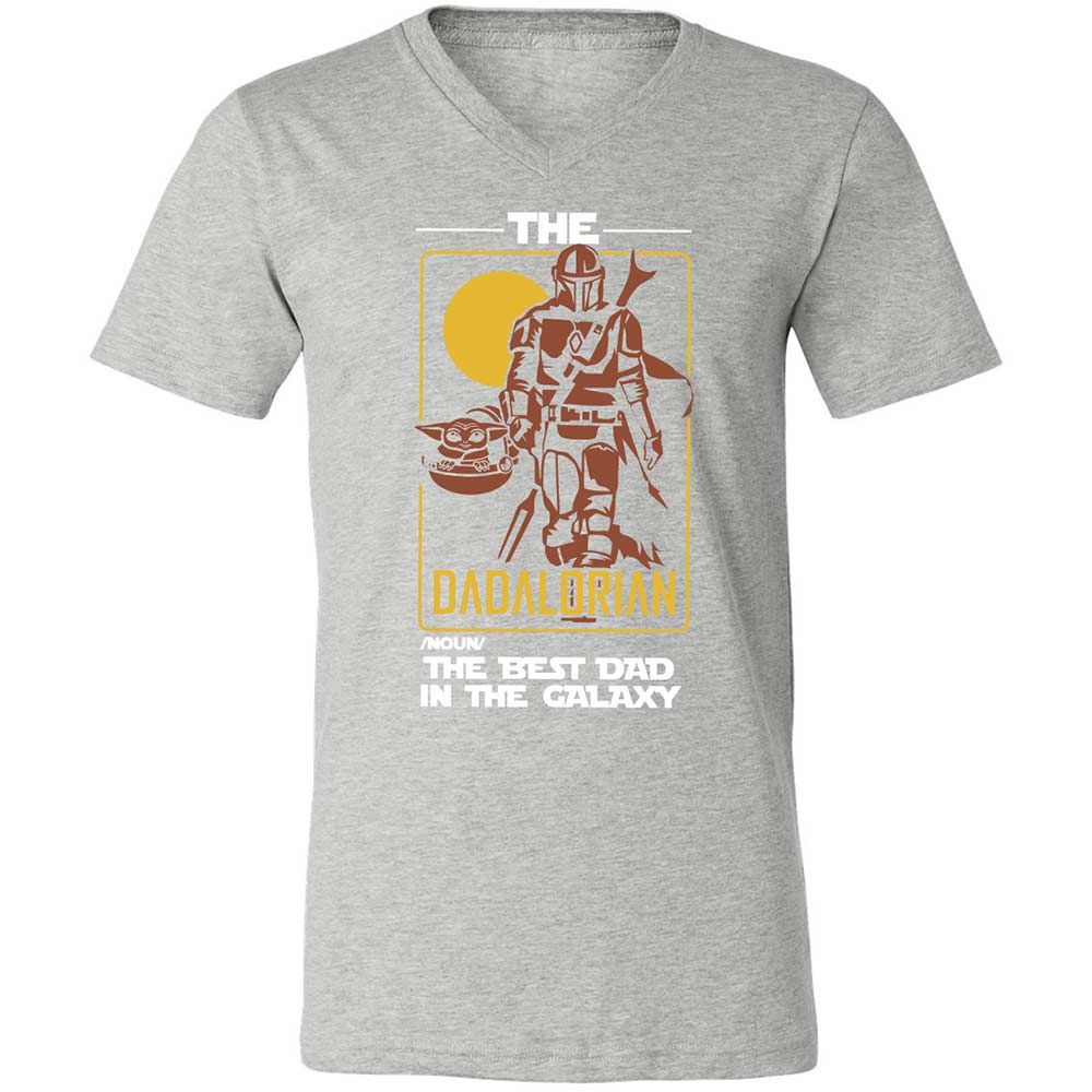 The Dadalorian The Best Dad In The Galaxy - Athletic Heather - 15
