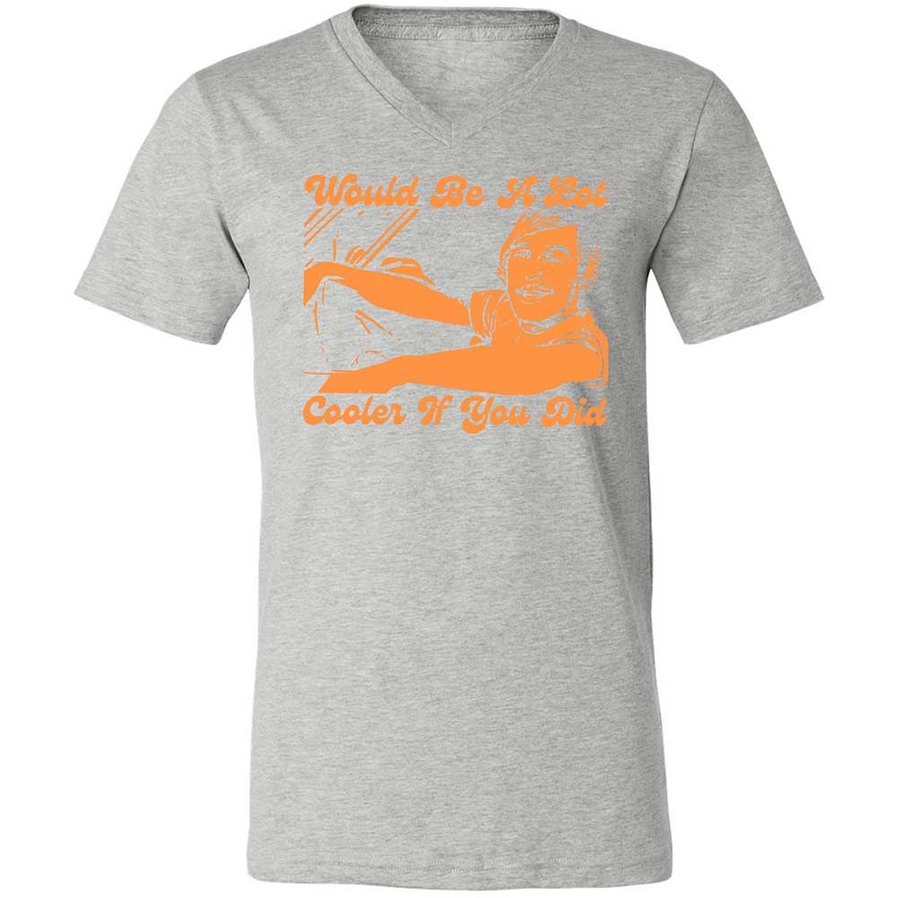 Unisex V-Neck T-Shirt - 6KQKNVX3 - Athletic Heather - 15