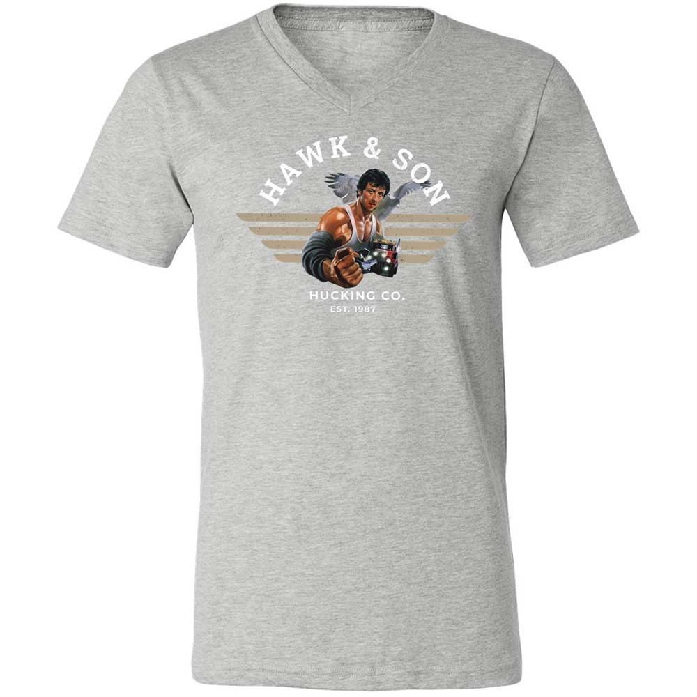 Unisex V-Neck T-Shirt - G827UPAN - Athletic Heather - 15