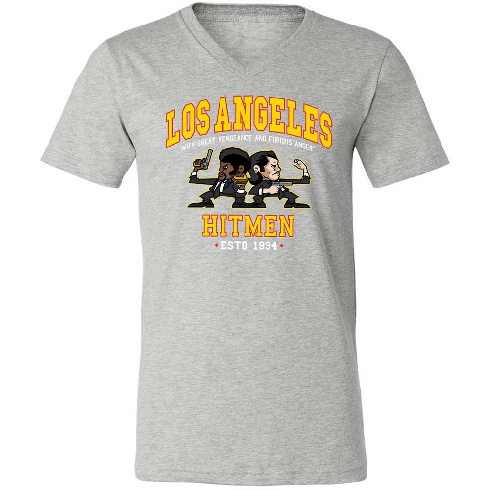 Unisex V-Neck T-Shirt - PL6QXWZZ - Athletic Heather - 15