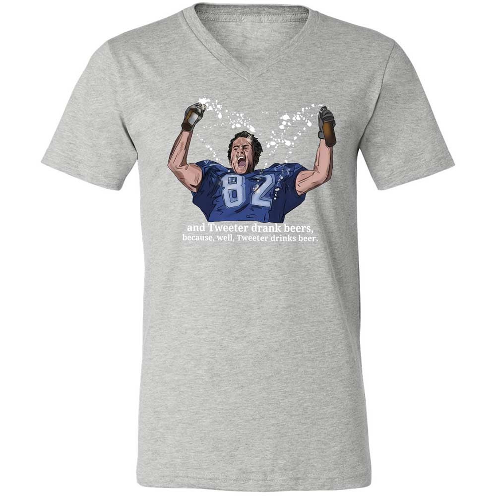 Unisex V-Neck T-Shirt - V3VMS157 - Athletic Heather - 15