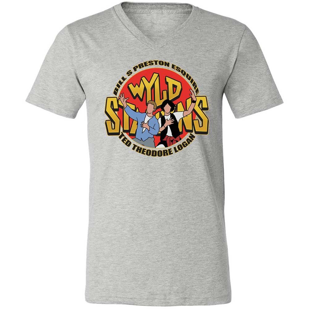 Unisex V-Neck T-Shirt - FB1J95J3 - Athletic Heather - 15