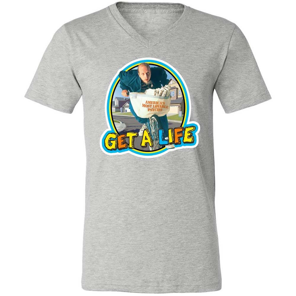 Unisex V-Neck T-Shirt - XKZX3QKN - Athletic Heather - 15
