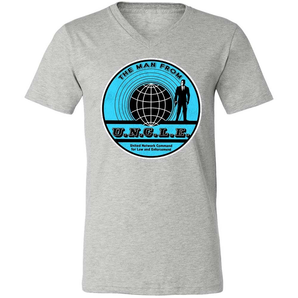 Unisex V-Neck T-Shirt - GYJRTSZD - Athletic Heather - 15