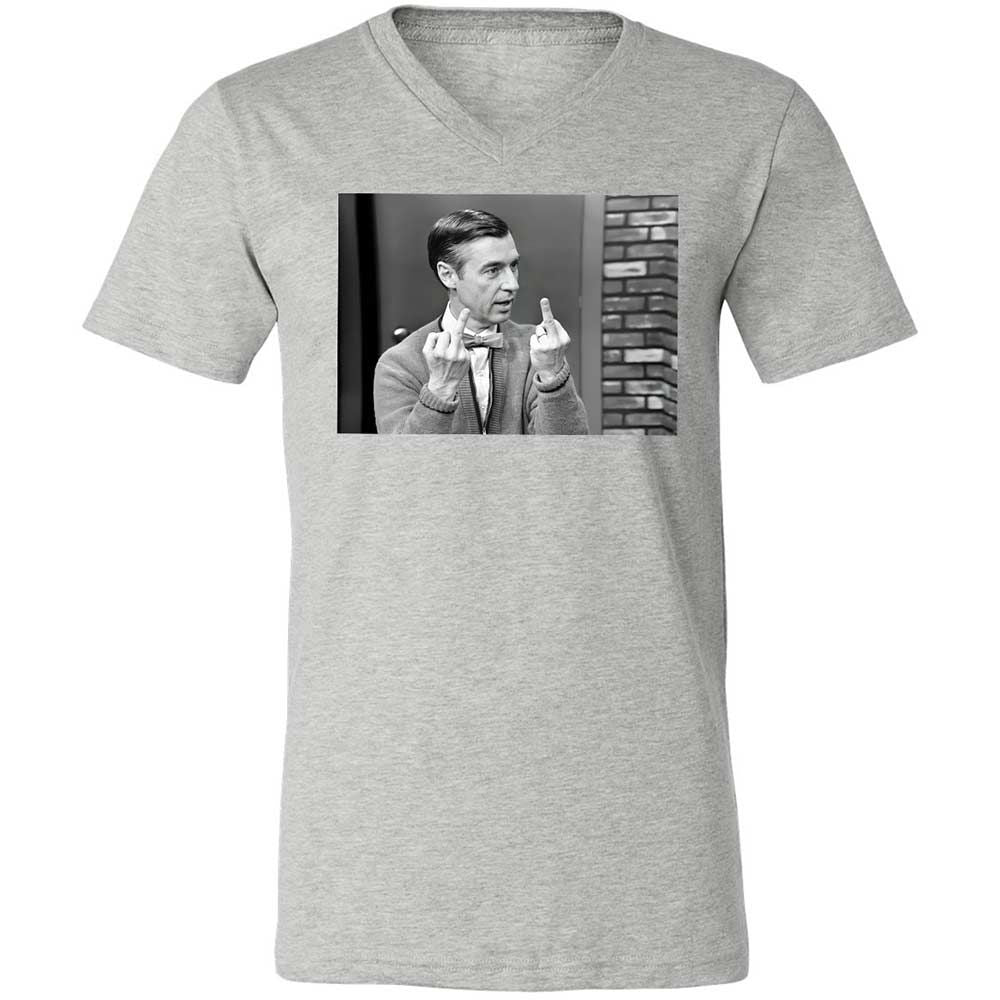 Unisex V-Neck T-Shirt - 2Y5HJG7Z - Athletic Heather - 15