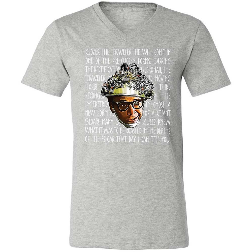 Unisex V-Neck T-Shirt - W1X6DM6J - Athletic Heather - 15