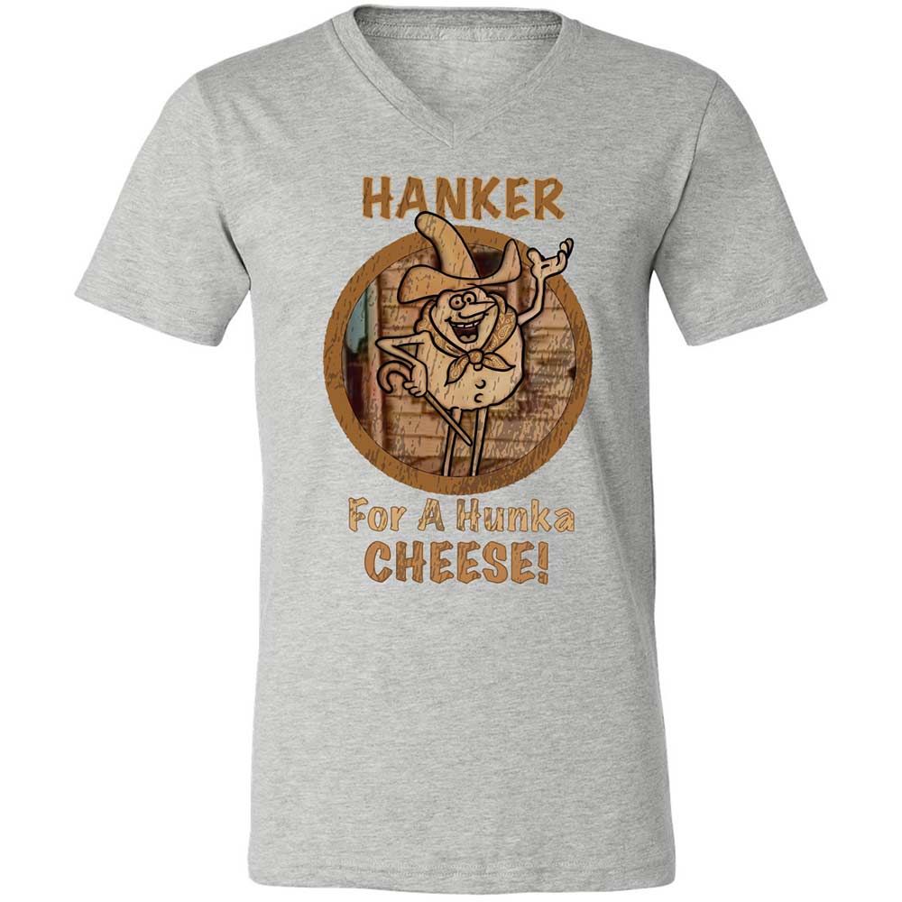 Unisex V-Neck T-Shirt - U89WFCNJ - Athletic Heather - 15