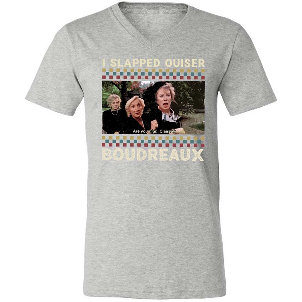 Unisex V-Neck T-Shirt - SJ52SQH4 - Athletic Heather - 15