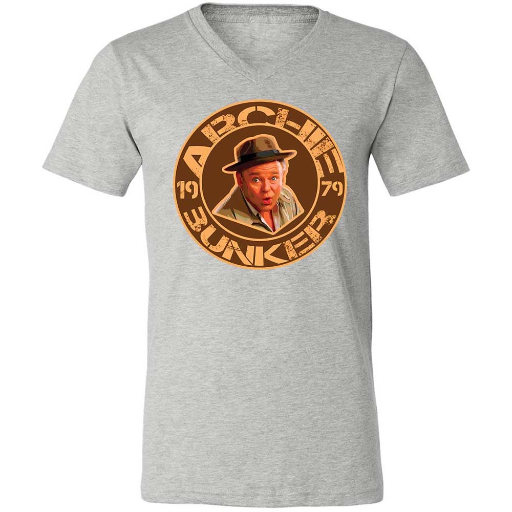 Unisex V-Neck T-Shirt - BVVSGMQB - Athletic Heather - 15