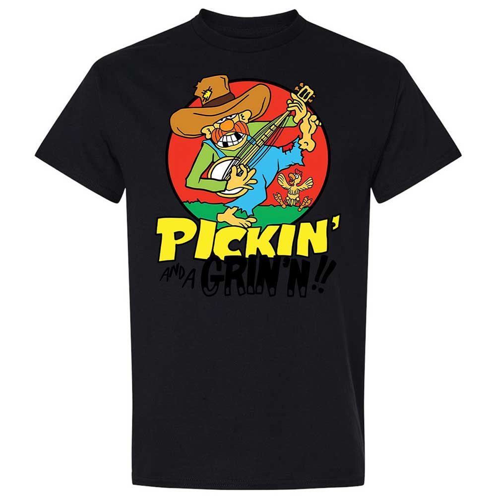 Pickin' and a Grinnin - Black - 15