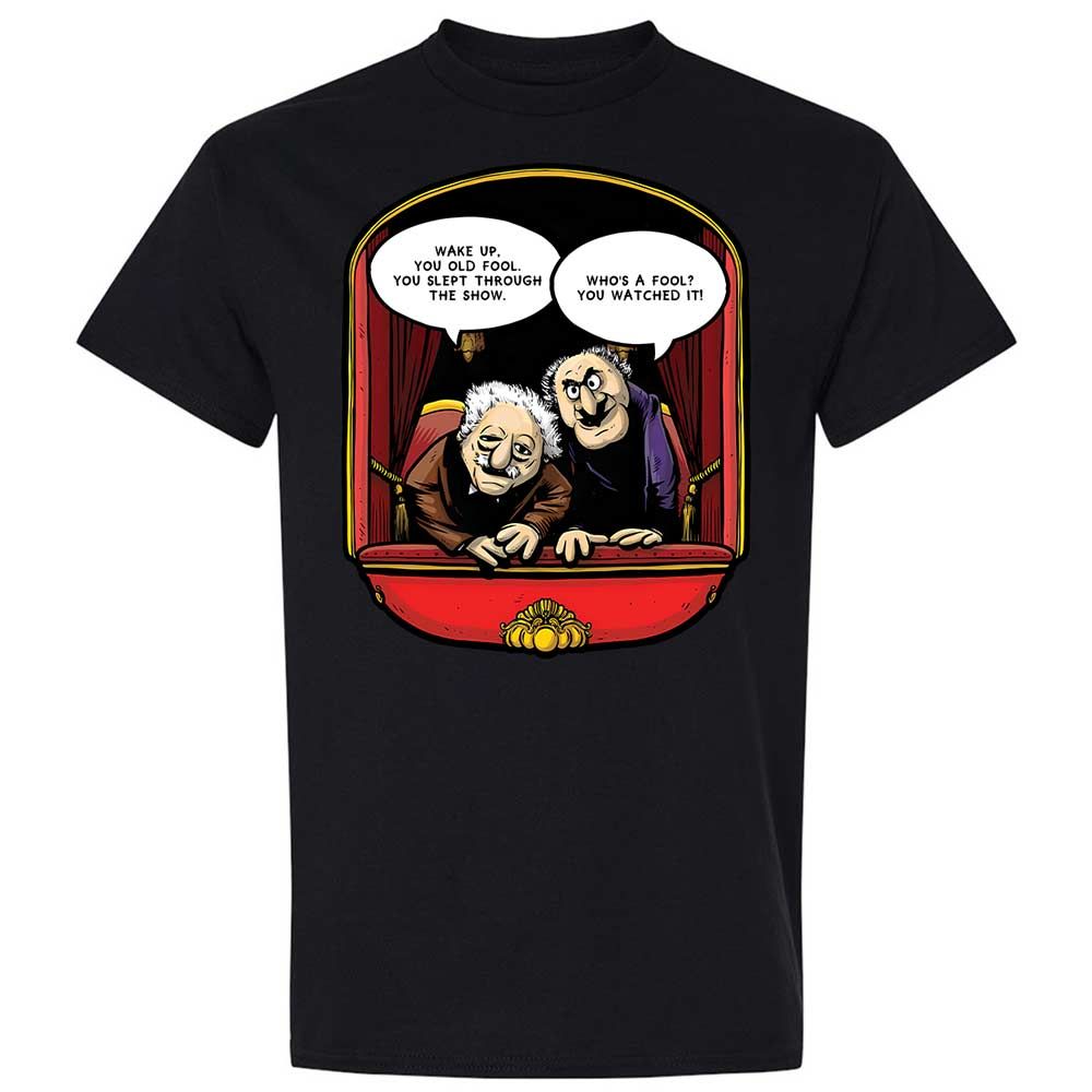Statler and Waldorf (Wake Up) - Black - 15