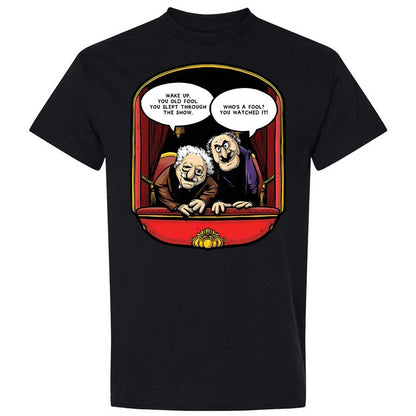 Statler and Waldorf (Wake Up) - Black - 15