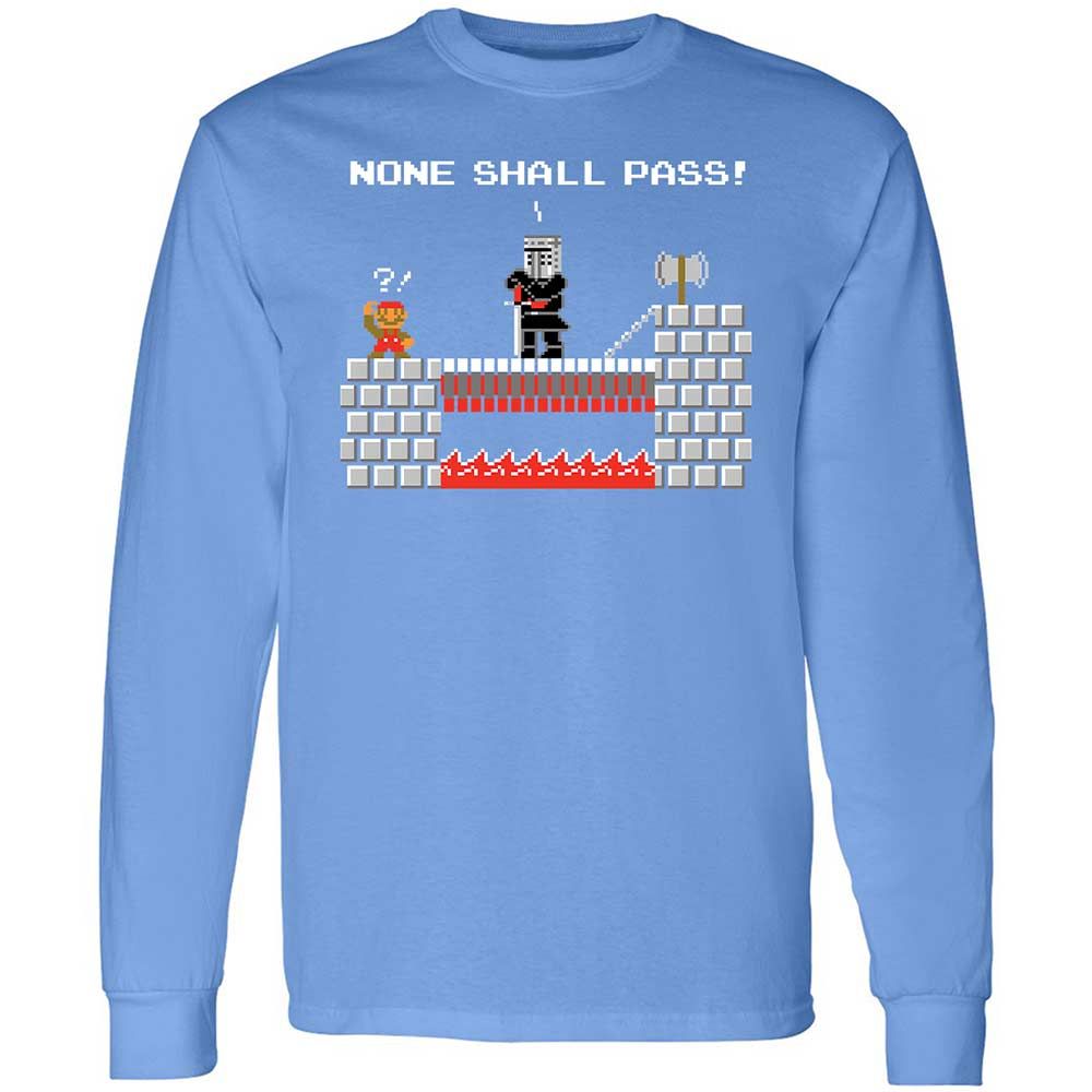 No Plumbers Shall Pass - Carolina Blue - 15