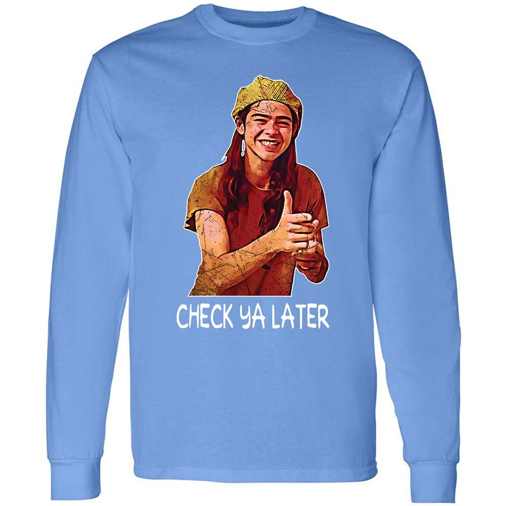 Long Sleeve T-Shirt - WZSX6C2K - Carolina Blue - 15