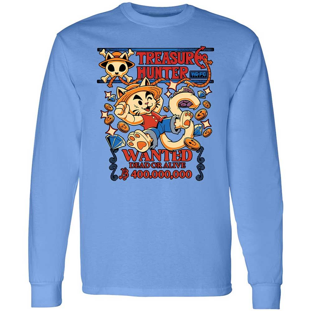 Long Sleeve T-Shirt - YHFTXG6U - Carolina Blue - 15