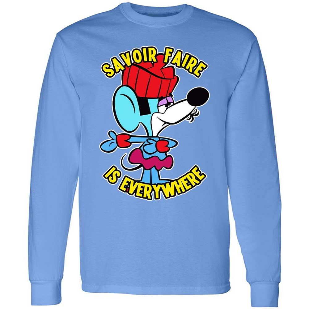 Long Sleeve T-Shirt - PRU1SJ6K - Carolina Blue - 15