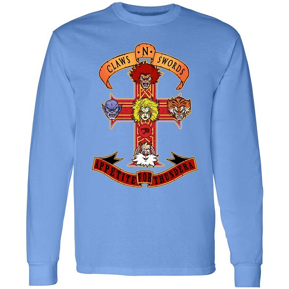 Long Sleeve T-Shirt - HYSDNGJ1 - Carolina Blue - 15