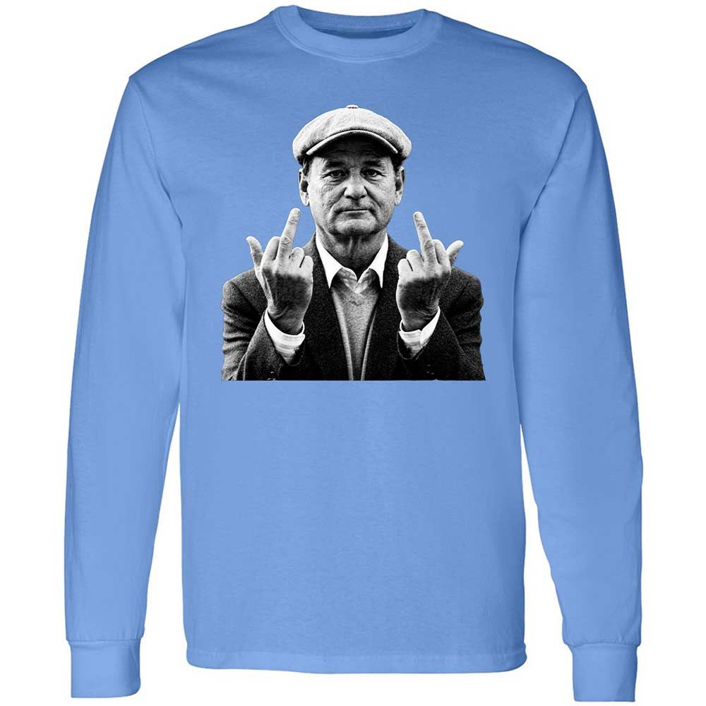 Bill Murray Middle Finger - Carolina Blue - 15