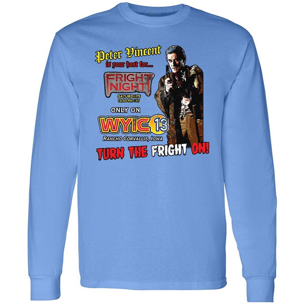 Peter Vincent Fright horror night cult - Carolina Blue - 15