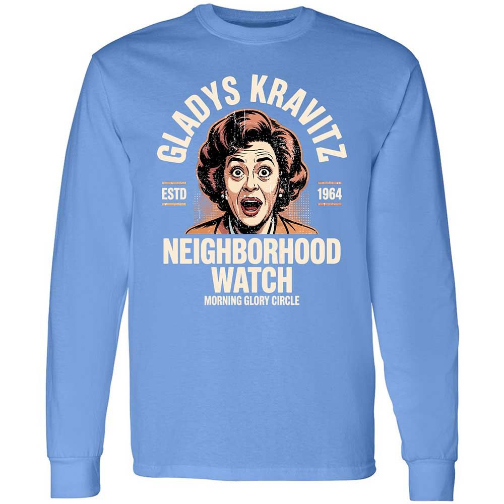 Long Sleeve T-Shirt - QVQH68N3 - Carolina Blue - 15