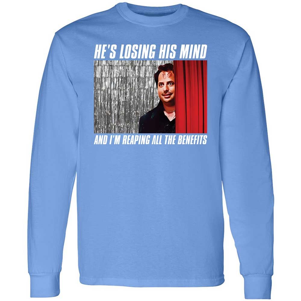 Long Sleeve T-Shirt - QQNU4QQ7 - Carolina Blue - 15