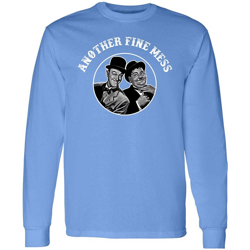 Long Sleeve T-Shirt - B2HC7CUP - Carolina Blue - 15
