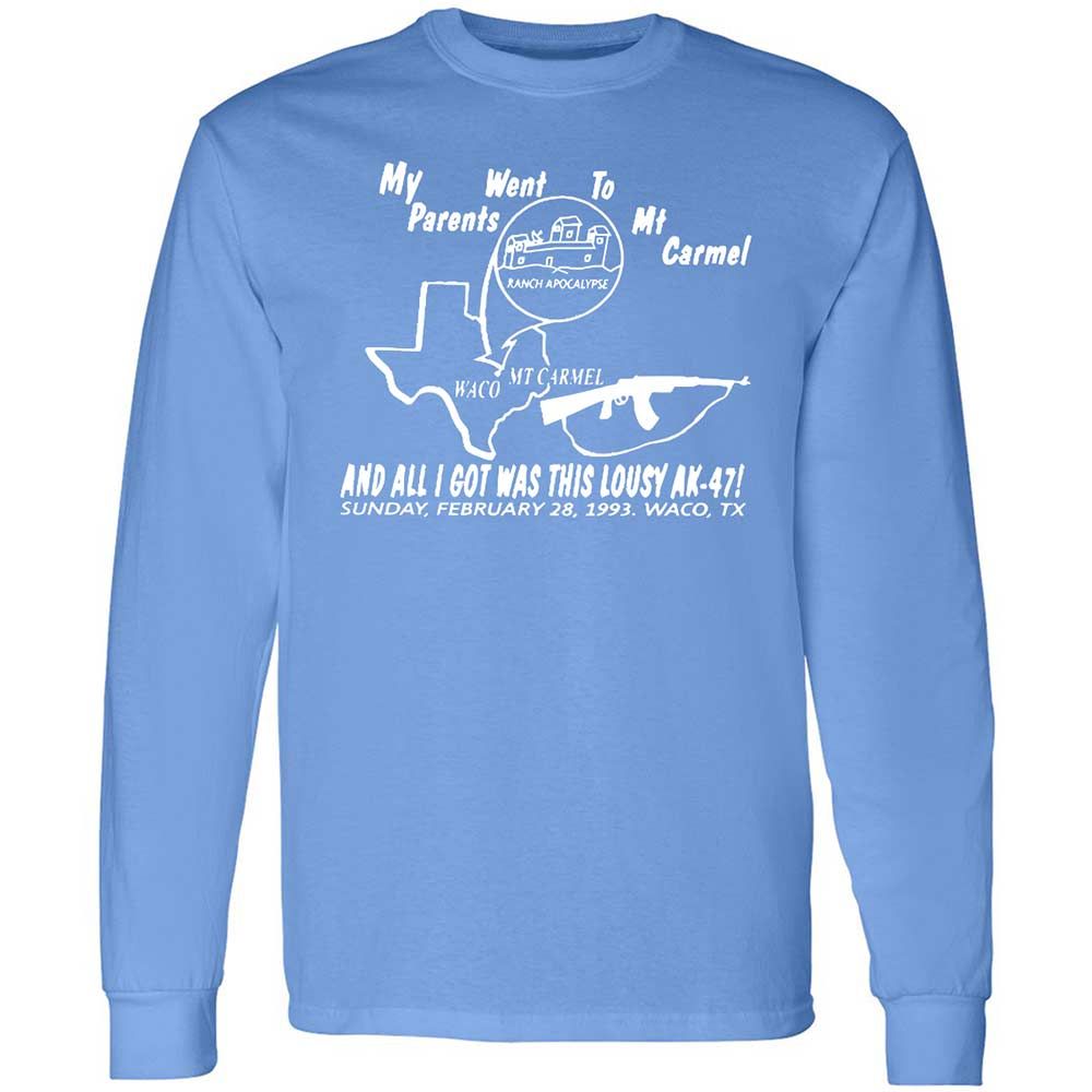 Long Sleeve T-Shirt - ZVXC6RHC - Carolina Blue - 15