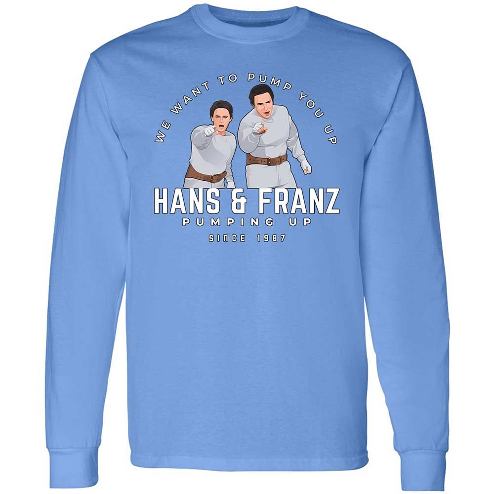 Long Sleeve T-Shirt - WY1SZX9L - Carolina Blue - 15