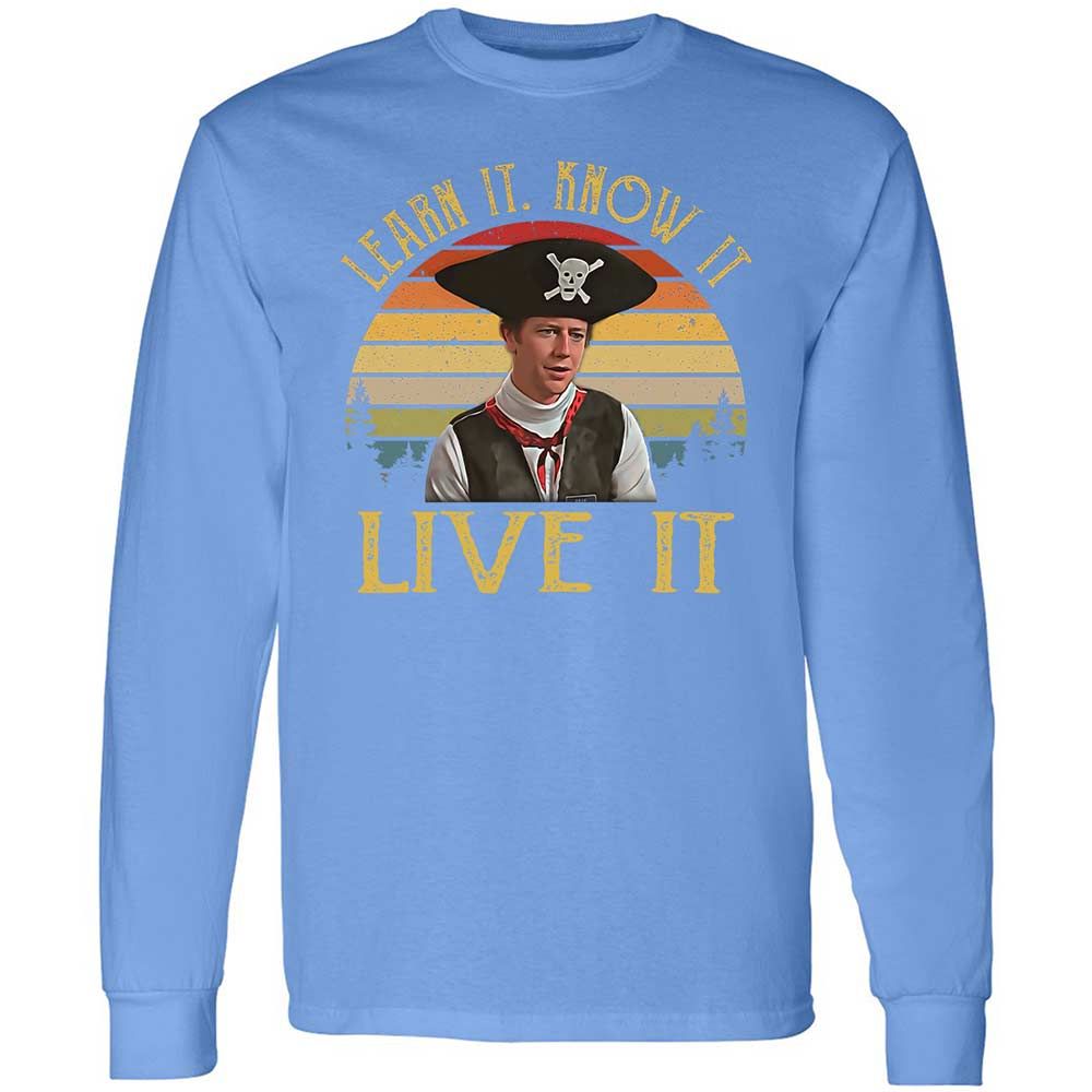 Long Sleeve T-Shirt - T97UEYCD - Carolina Blue - 15