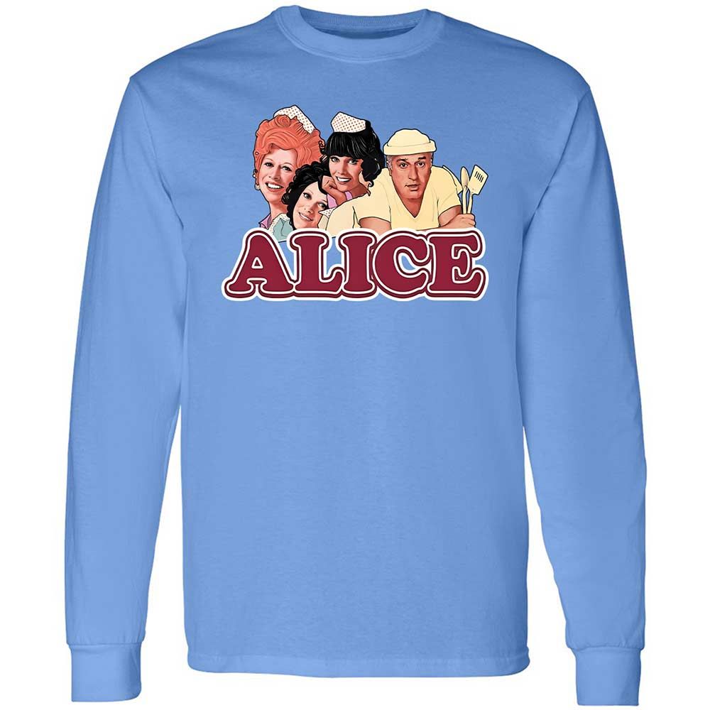 Long Sleeve T-Shirt - 7D5FVNQW - Carolina Blue - 15