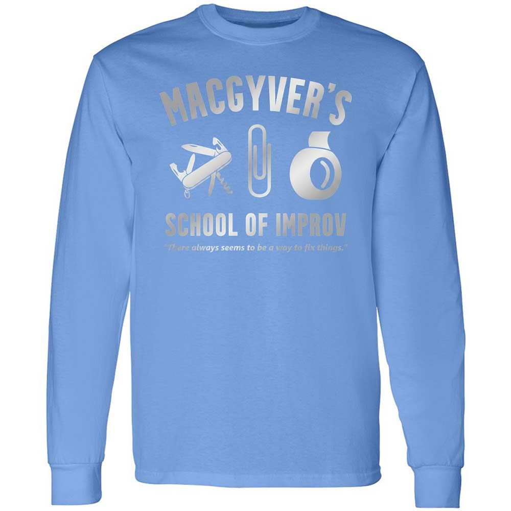 Long Sleeve T-Shirt - J7VD8LR4 - Carolina Blue - 15
