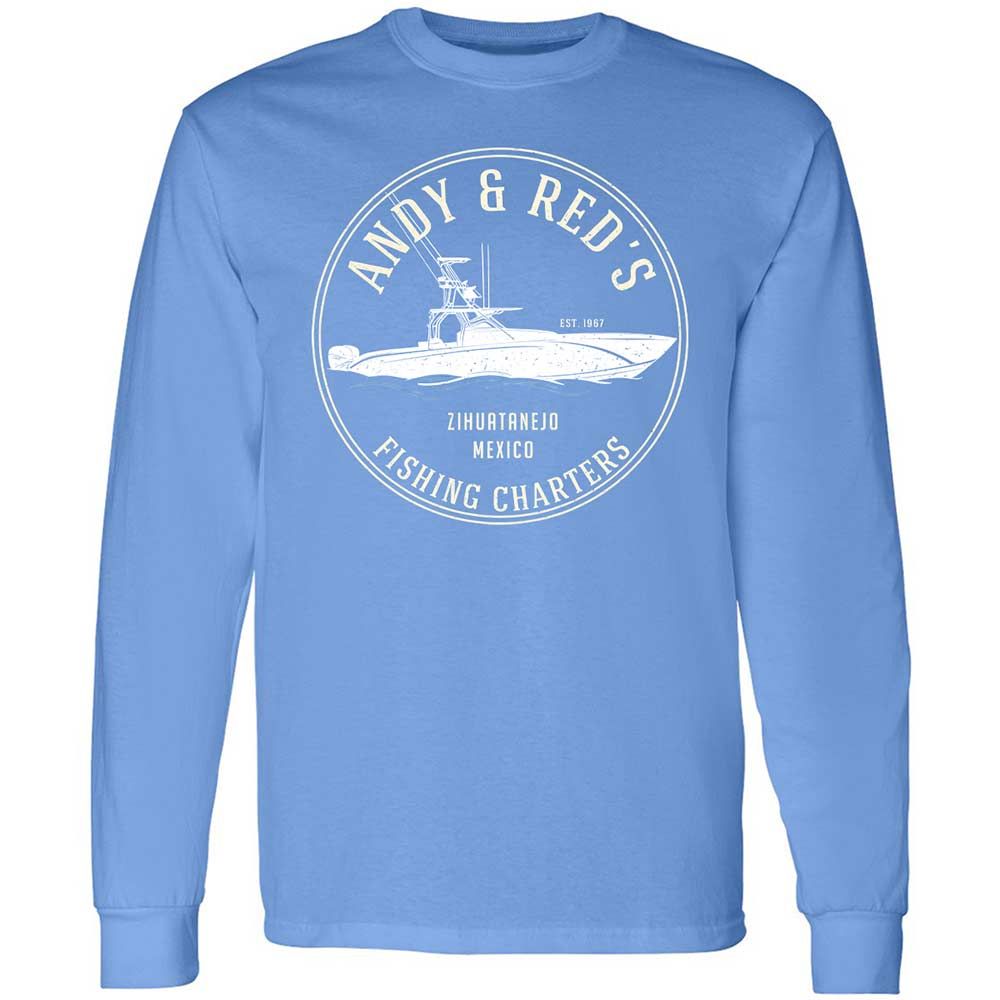 Long Sleeve T-Shirt - E1HF4GDP - Carolina Blue - 15