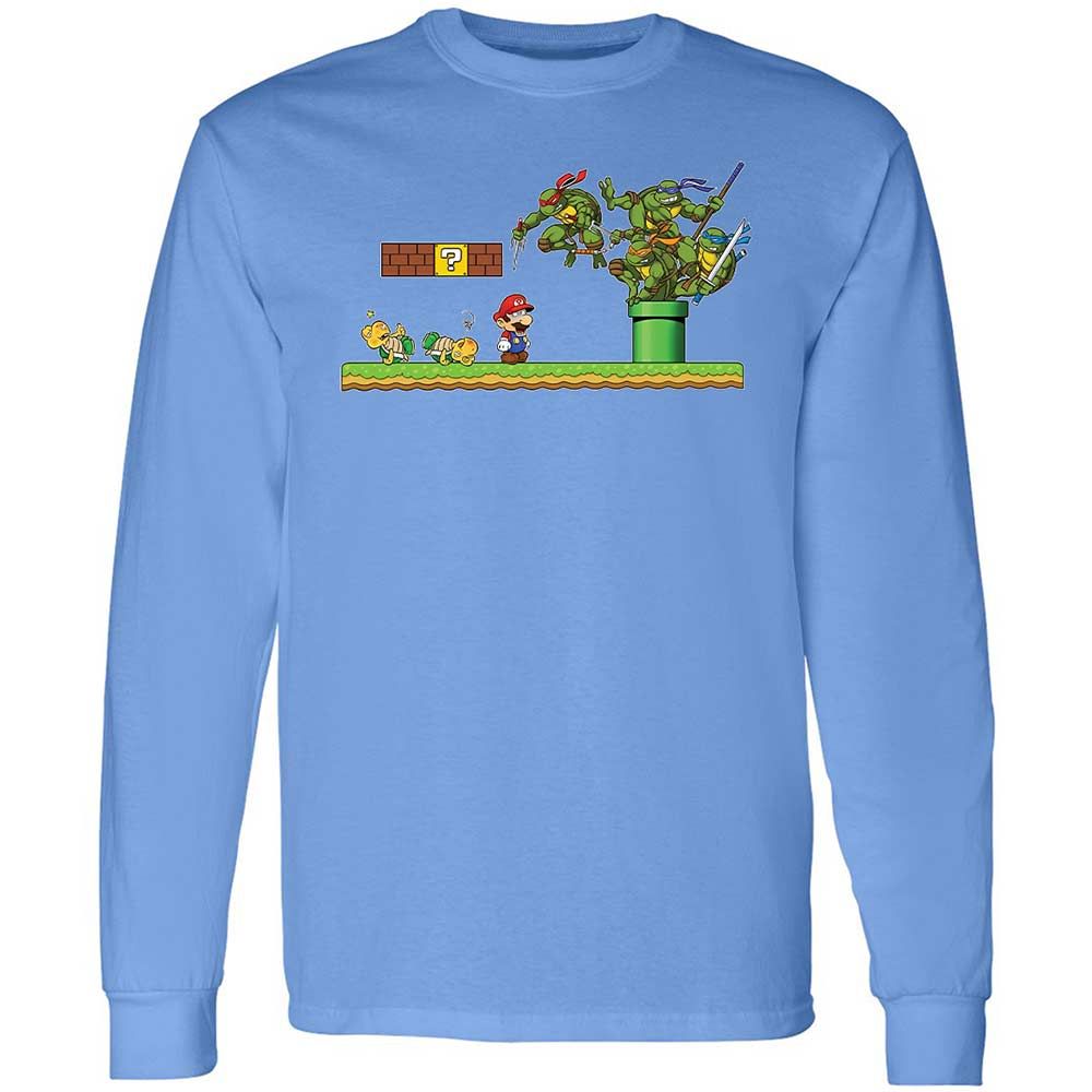 Long Sleeve T-Shirt - X5VAE6G2 - Carolina Blue - 15