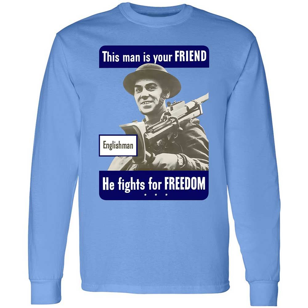 This man is your Friend - Carolina Blue - 15