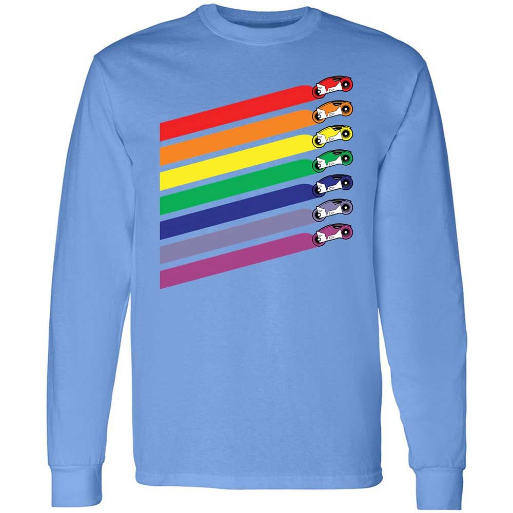 Race The Rainbow - Carolina Blue - 15
